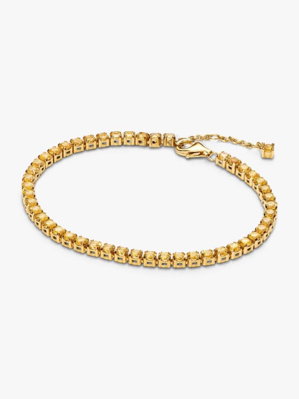 Pandora Sparkling Yellow Tennis Bracelet